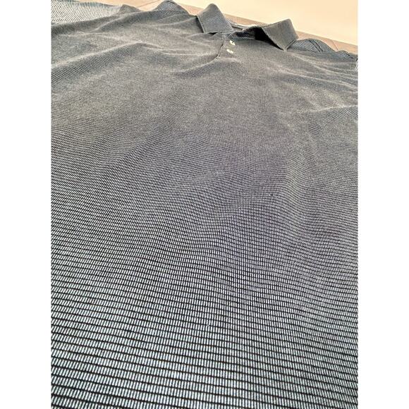 Peter Millar Men's Size XXL Gray Pattern 100% Cotton Stretch Polo Shirt GUC - Picture 3 of 9